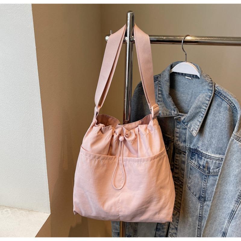 New Casual Large-capacity Bag New Cloth Bag Shoulder Bag Fashion Versatile Messenger Bag Bucket Bag