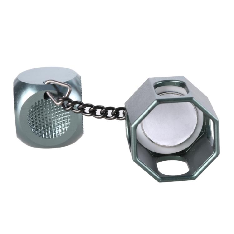 2 In 1 Portable Cue Chalk Holder Billiard Snooker Pool Cue Tip Pricker Tool Chalk Keeper Dices Shape Pool Cue Tip Pricker