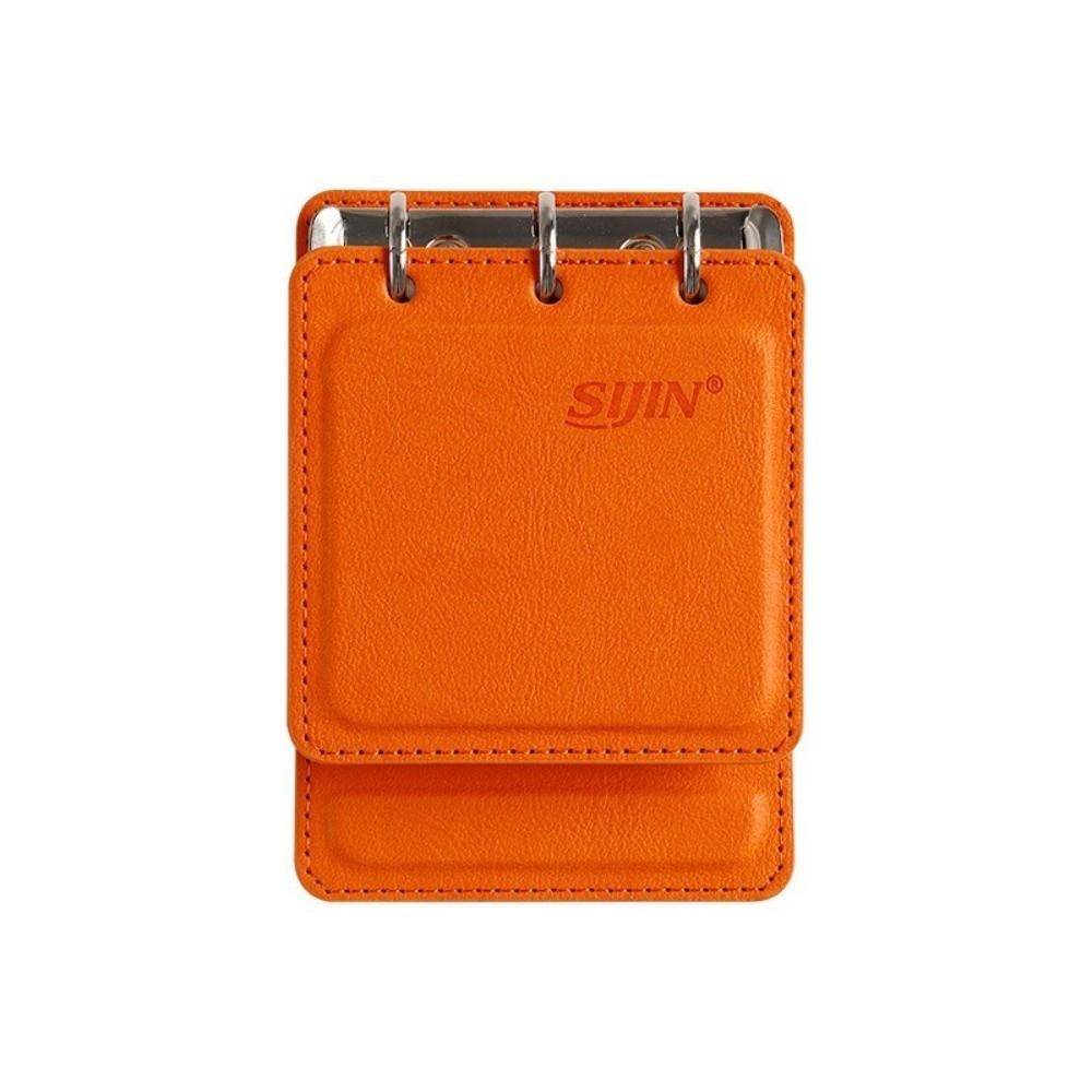 A7 Loose-leaf Notebook PU Leather Mini Journal Durable Note Pad Travel