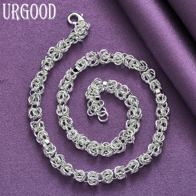 925 Sterling ezüst Keel 18 hüvelykes nyaklánc, esküvői parti divatékszerek