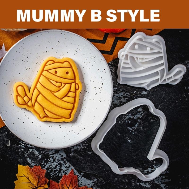 5 Set Cookie Moulds Biscuit Molding Pastrys Decorating Molds Halloween Biscuit Moulds Baking Supplies for Biscuit