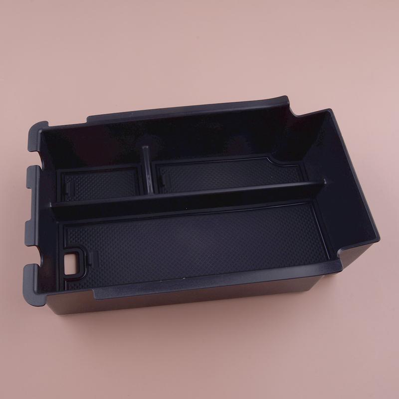 Car Center Armrest Storage Box Organizer Tray With Black Pad Fit For Subaru Crosstrek 2024-