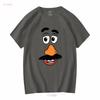 Mr Potato Head Face Couples Halloween Costume T Shirt vintage Washed Stretched designer clothes Soft Top For Everyday Wear