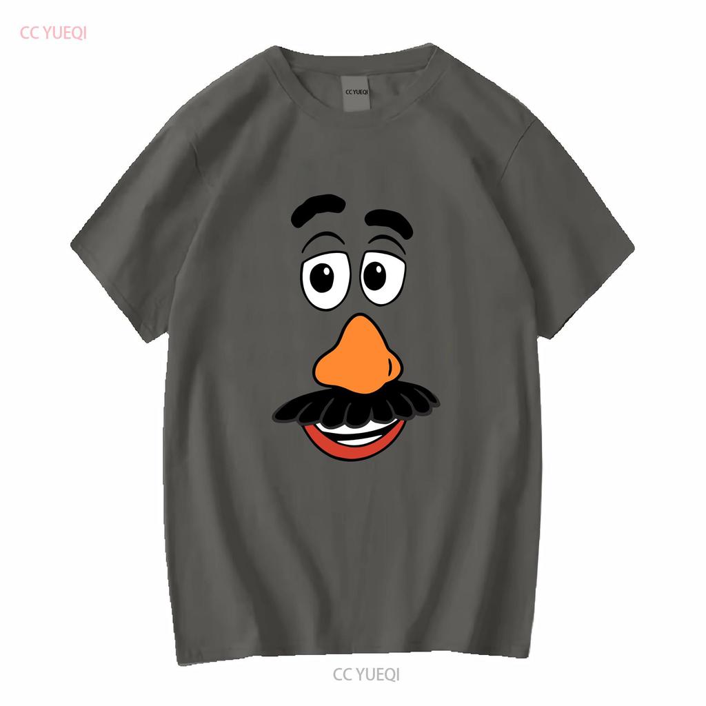 Mr Potato Head Face Couples Halloween Costume T Shirt vintage Washed Stretched designer clothes Soft Top For Everyday Wear