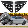 För Mercedes Benz E-klass W214 2024 2025 Bil Bakre Lamellfönster Sidogaller Skydd Dekorationsklistermärke Ventilationshuv ABS Kolfiber