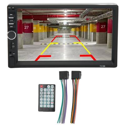 Autoradio Double DIN 7 pouces Radio Haute Définition Bluetooth Écran Tactile Lecteur MP5 Multifonction pour Voiture