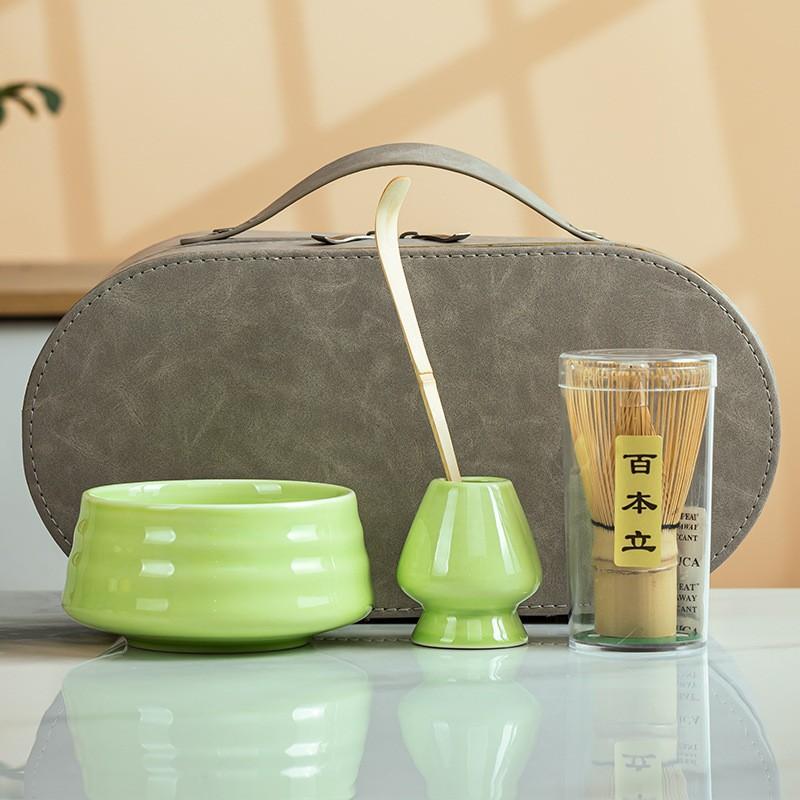 

Japanese-style matcha bowl matcha Song Dynasty tea ordering tool ceramic tea bowl teacup mixer matcha brush gift box set