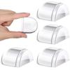 4Pcs Self Adhesive Door Holder Transparent Door Buffer Protector Door Stop  Furniture Protection