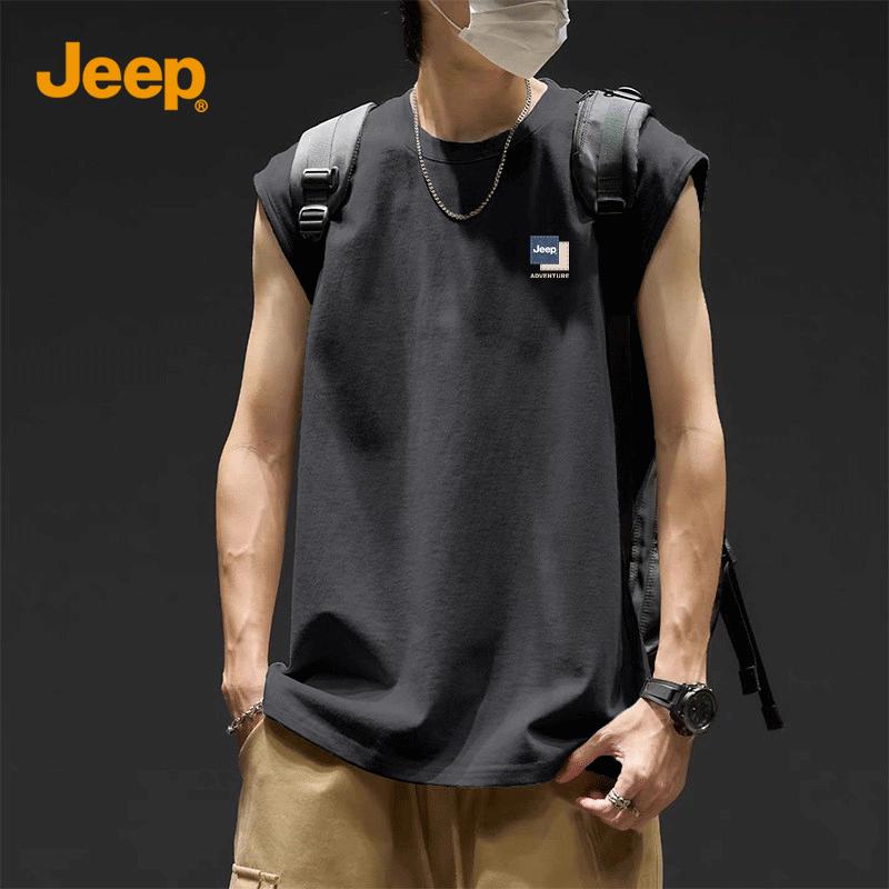 

JEEP Men s Heavyweight Cotton Breathable Tank Top 4XL