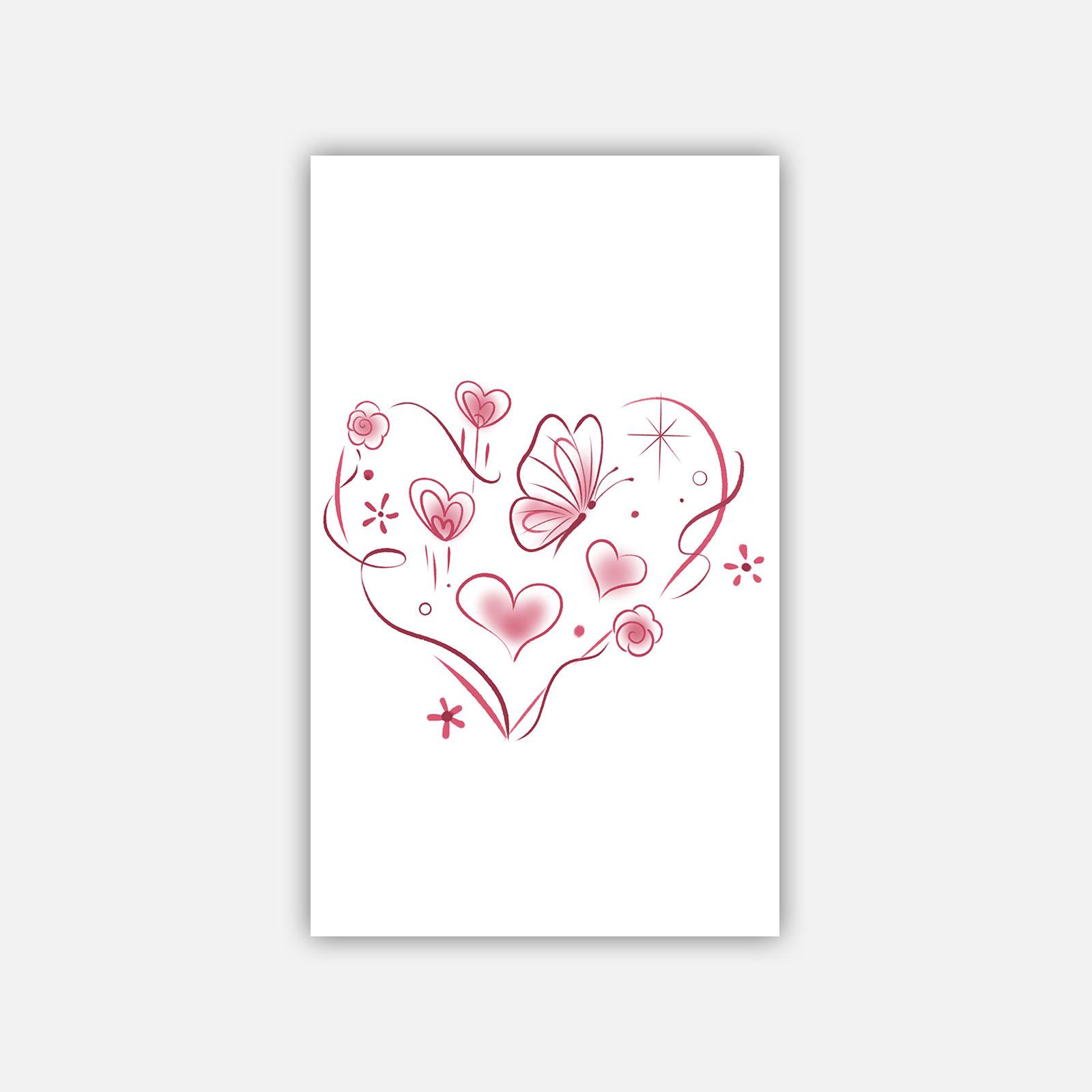 

Atmospheric Love Paw Print Tattoo Sticker, Advanced Sense Point Thorn Design, Waterproof And Wear-Resistant, Personalized Sticker 6*10