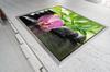 SZKLANA DESKA DO KROJENIA 52x30 ORCHIDEA