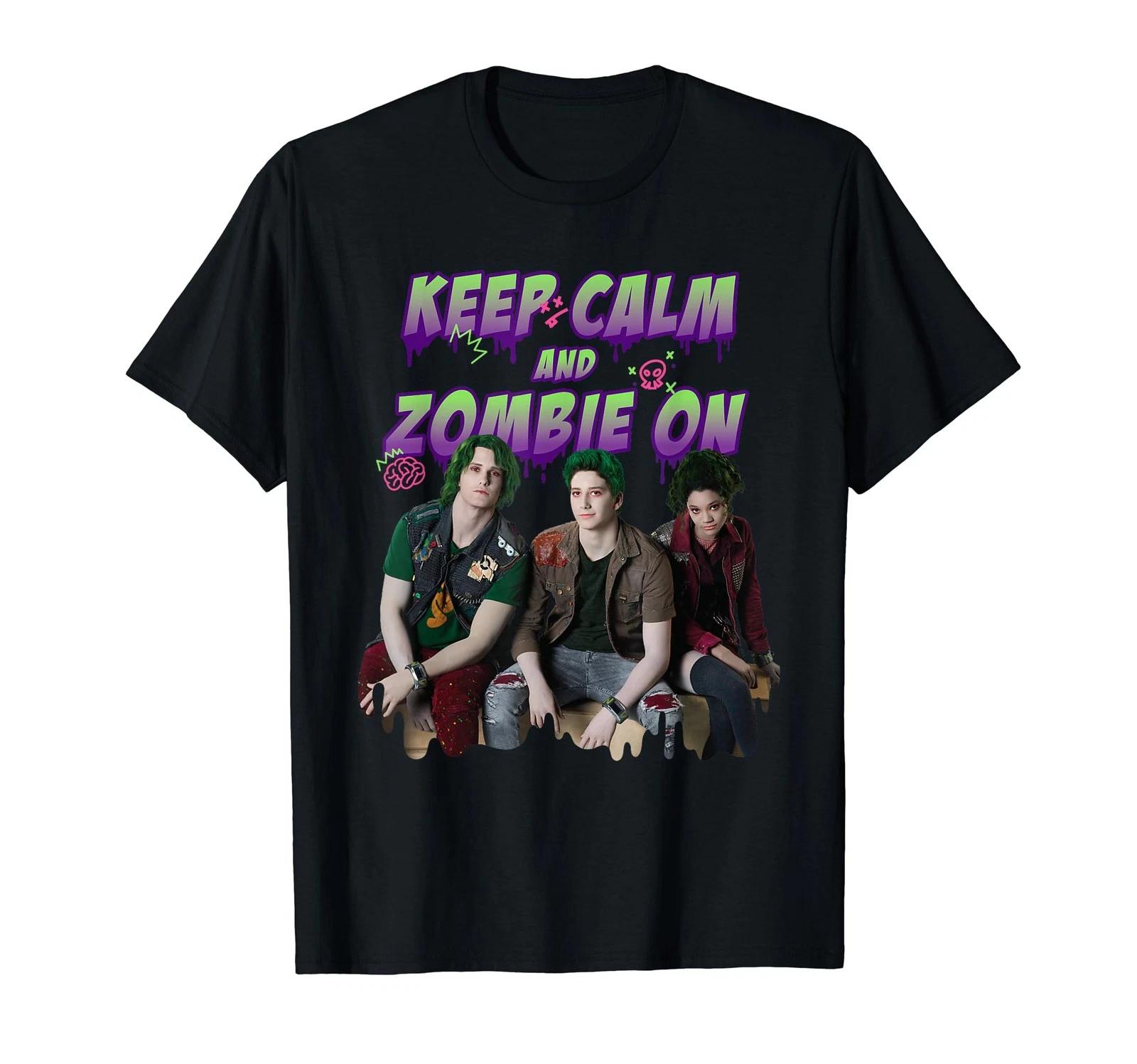 Disney Channel Zombies 2 Keep Calm And Zombie On T-Shirt_ S