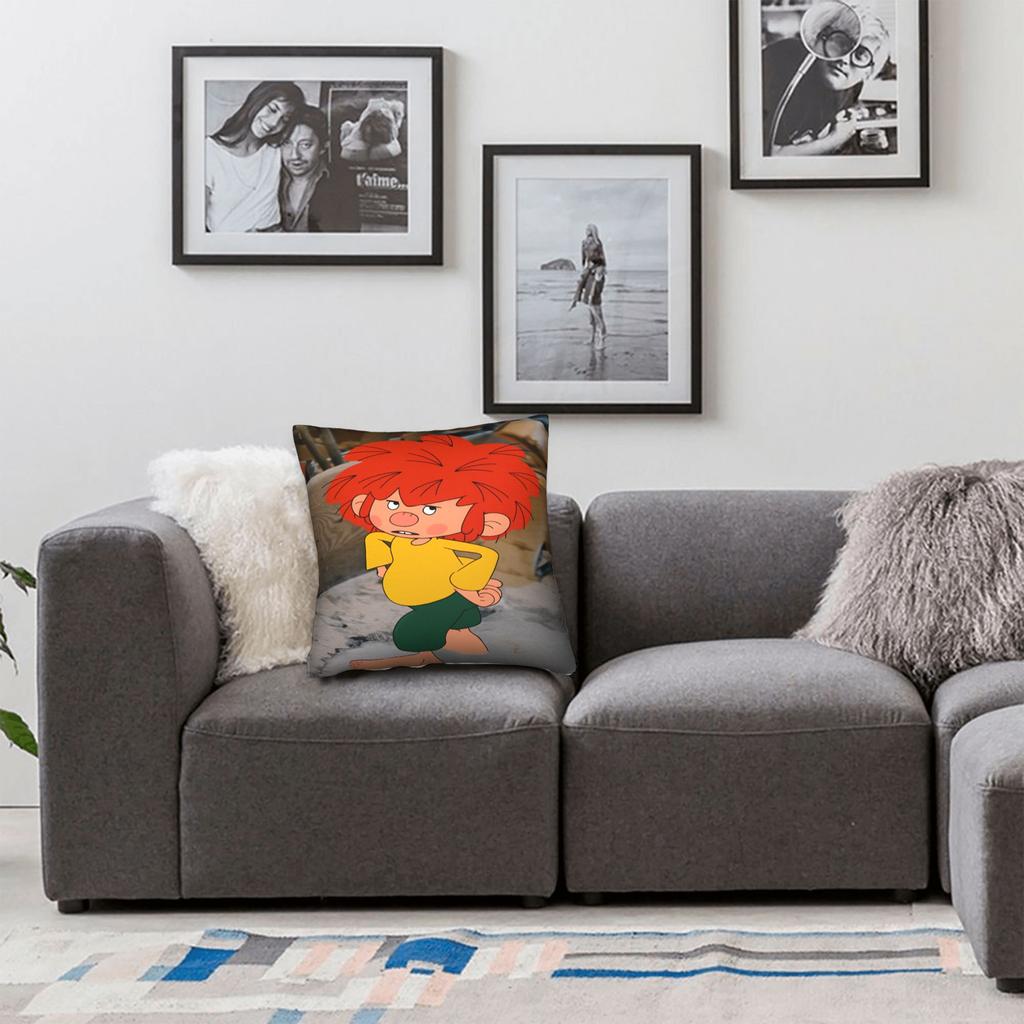 P-Pumuckls Pillow Case Vintage Pillow Cover Comfy Pillowcases For Couch Sofa Bedroom