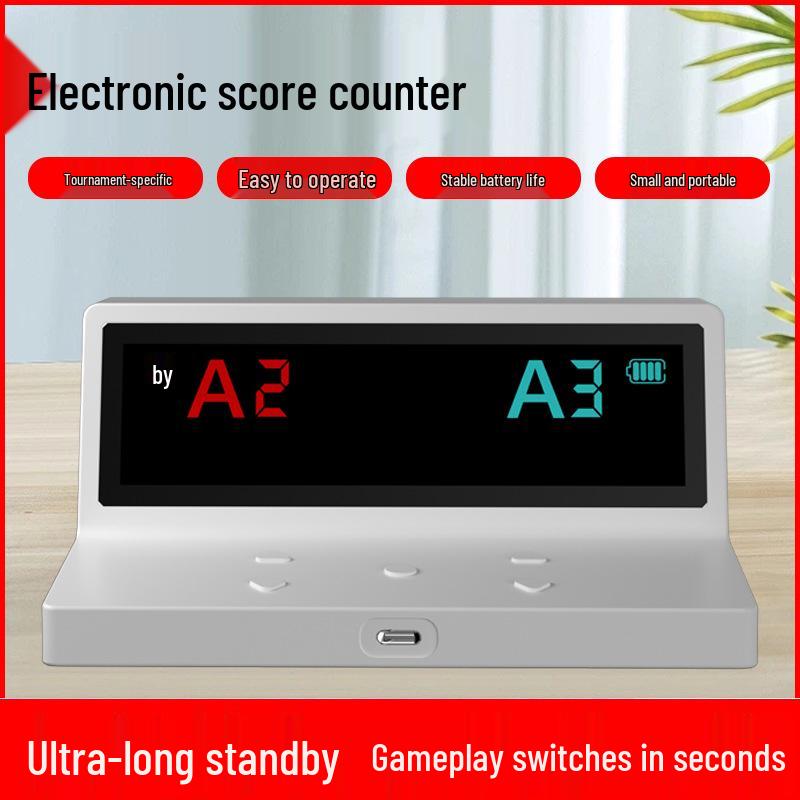 Rechargeable Electronic Scoreboard for Ball Games, Guandan, & Billiards with Large Display Other