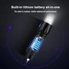 Mini LED Flashlight COB+XPE Portable Torch USB Charging Camping Lantern Zoomable Focus Light Tactical Flashlight with Pen Clip