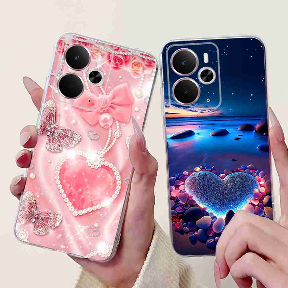 Bumper Clear Case For Realme 14 5G Soft Transparent Cases Silicone Shockproof Cover For Realme 14 14X Pro Realme14Pro Fundas