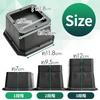 Furniture Height Adjustable Legs, 7cm/9.5cm/12cm, Stackable, Durable, for Under-Furniture Cleaning, 4-Piece Set
