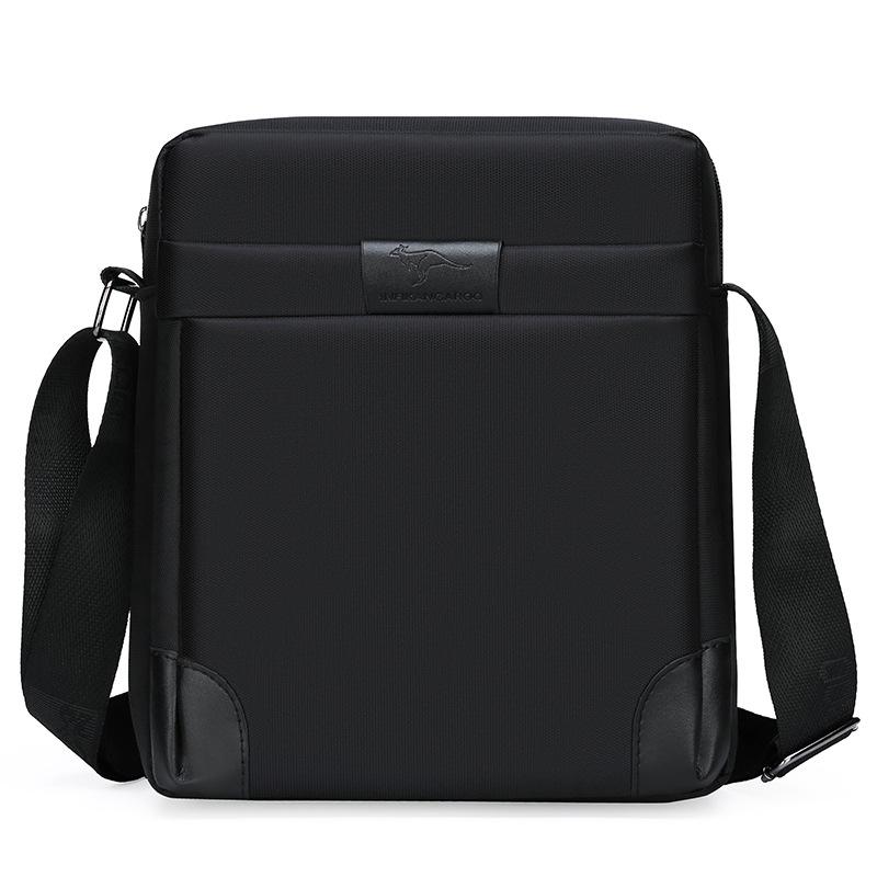 

Мужская сумка через плечо из ткани Оксфорд, износостойкие спортивные сумки через плечо, водонепроницаемый тканевый повседневный рюкзак 22cm*7cm*25cm чёрный