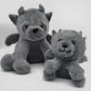 Gargoyle Bears Plush Toys Cartoon Grey Bear Stuffed Doll Soft Animals Bear Plush Doll Fun Halloween Plushie Gifts