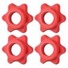 4x Barbell Spinlock Collars Replacement Bar Hexagon Nut for Barbell Bar Training