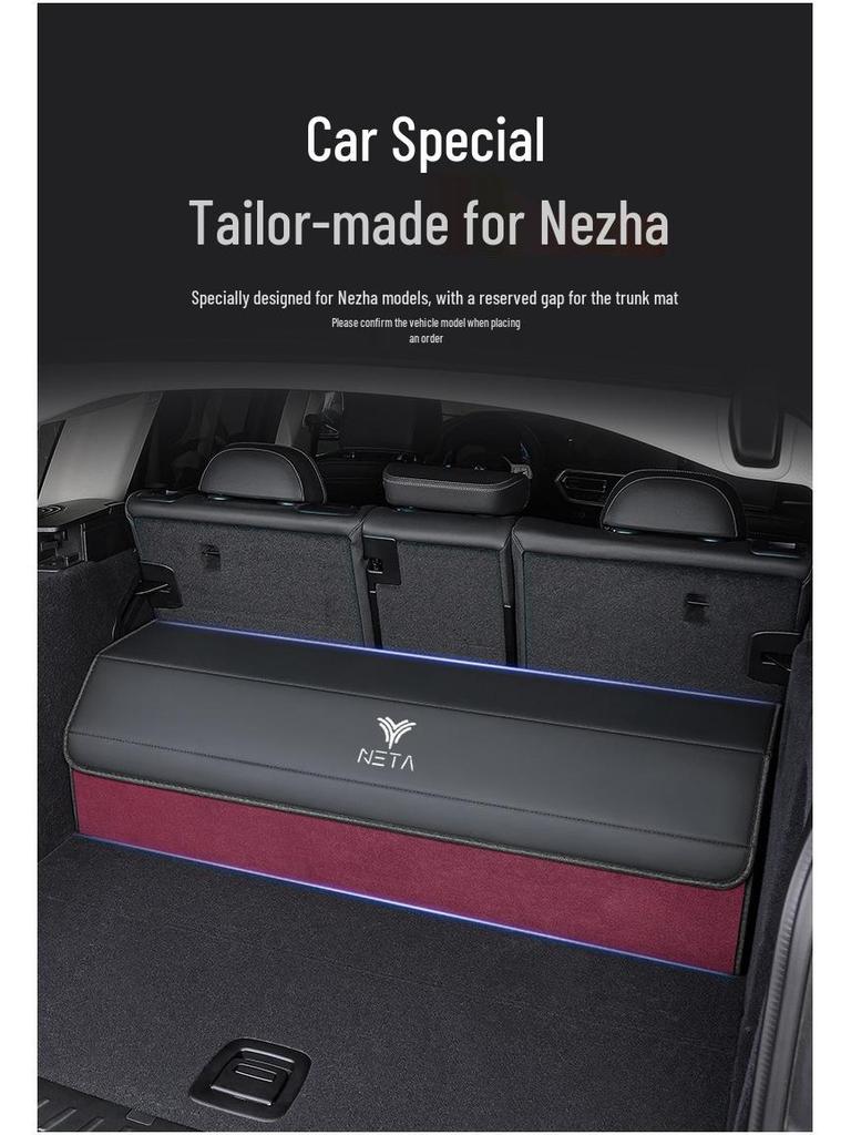 Nezha Kofferraum Dual-Color Leder Aufbewahrungsbox Organizer für N01, V, U Modelle