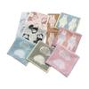 Imabari Towel Half Handkerchief, Set of 9, Hedgehog Pattern, Panda Pattern, Border Bear Pattern, 13x25cm, Made In Japan, Cute, Cute, Half Size,