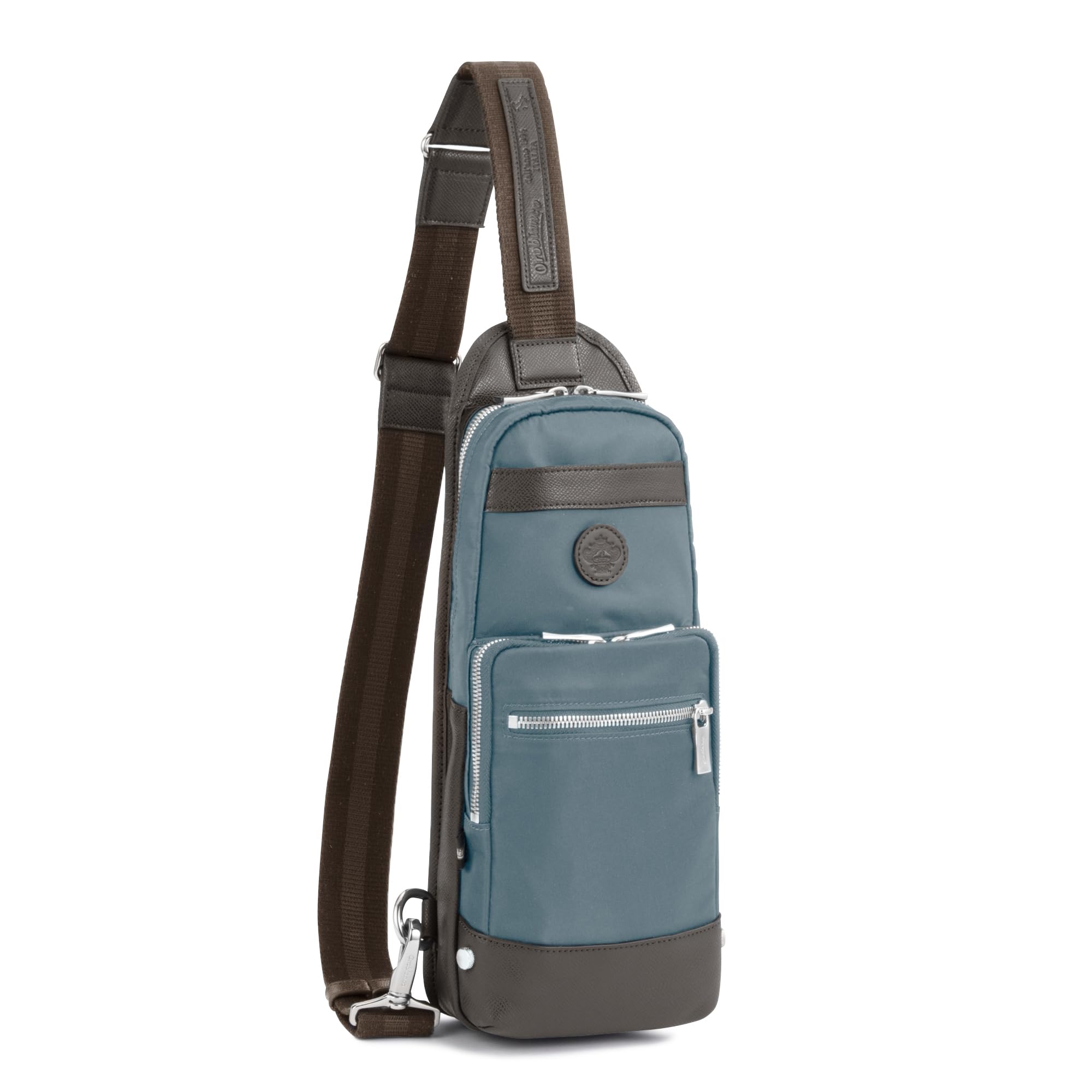

Shoulder Bag 3L 550g One Shoulder Sea Blue [Orobianco] [Genuine] Men s SOLO TE No.92956 море синього кольору