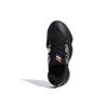 adidas Harden Vol. 4 Big Kids 'Barbershop' (Unisex) Core Black / Silver Metallic / Bright Blue Kids' Basketball Shoes EF2052