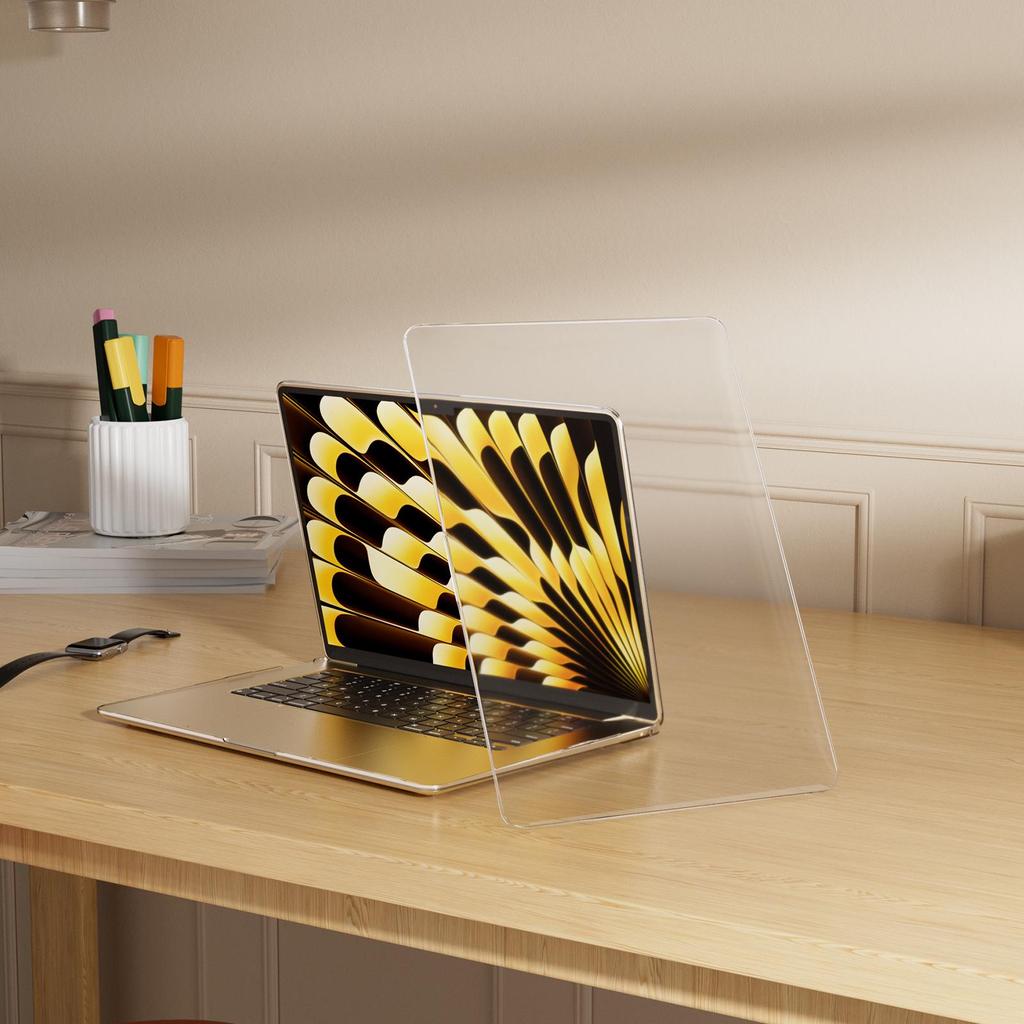 MacBook Pro Transparent Protective Case, Crystal Shell for Apple Laptop