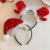 Christmas Sequins Headband Party Costume Hat Party Karaoke Punk Photo Props Cool Party Hat Hair Hoop Photo Props