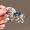 Full Diamond Lion Brooch, Exquisite Luxury, Niche and Creative Brooch, Suit, Animal Brooch