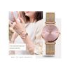 New Fashion Luxury Women Quartz Watch Rose  Stainless Steel Mesh Belt Female Clocks Dress W