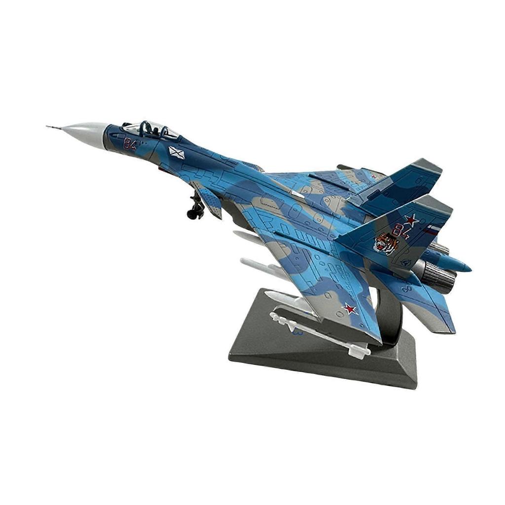 SU-33 Fighter 1/100 Diecast Alloy Aircraft Toy for Gift Boys Shelf Ornament