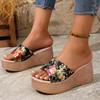 Women Slippers Beach Platform Shoes Women Casual Wedges Sandals High Heels Slippers Summer Slides Women Zapatos De Mujer