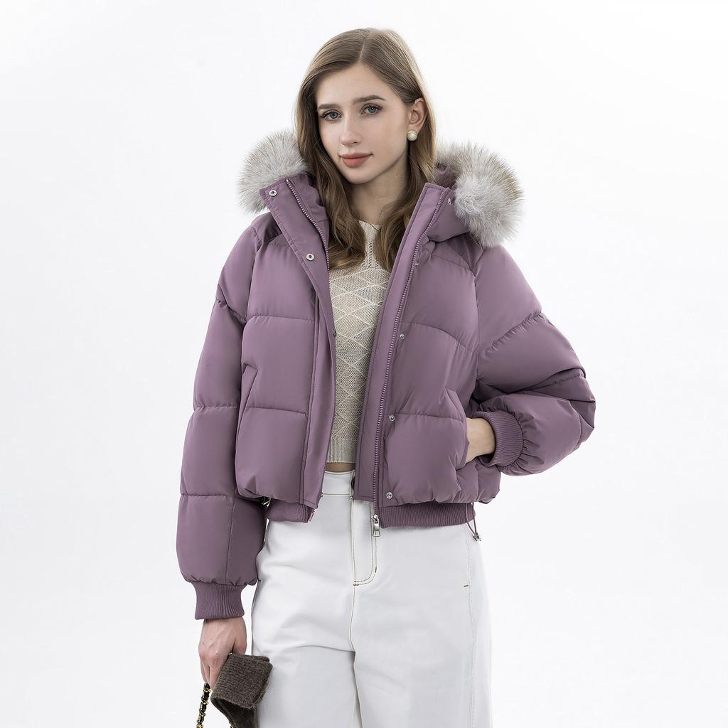 Cotton-padded jacket down cotton-padded jacket women's short winter new waist small padded jacket