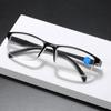 Half Frame Men Reading Glasses Sqaure Anti Blue Light Presbyopia Glasses Ultra Light Women Hyperopia Computer Glasses Read+1.0 +1.5 +2.0