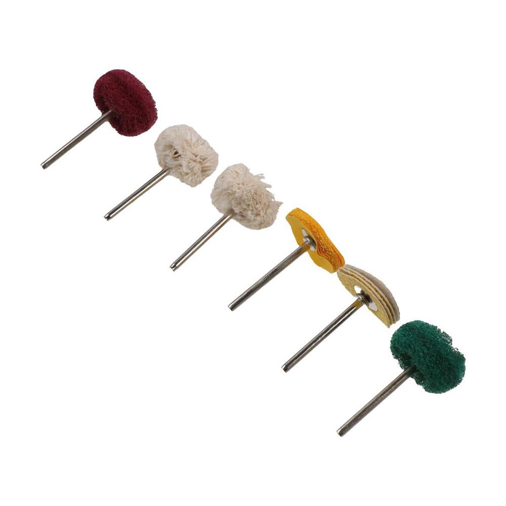 Polishing Wheel Buffing Pad Polishers Tool For Rotary Drill Bit with Stainless Steel Handle