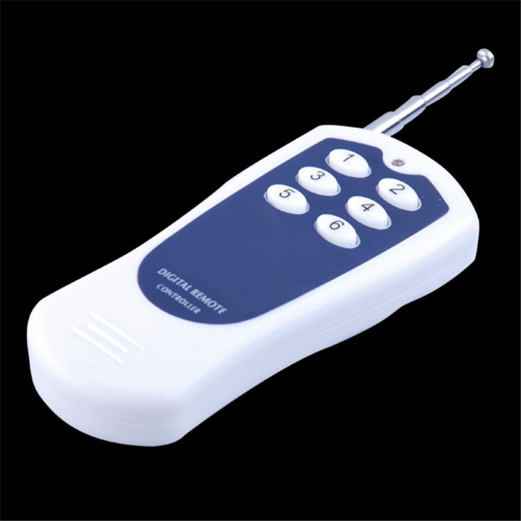 12V Six-Way Wireless Remote Switch with Learning Code: Momentary, Self-Locking, Interlocking Control for LED Systems.