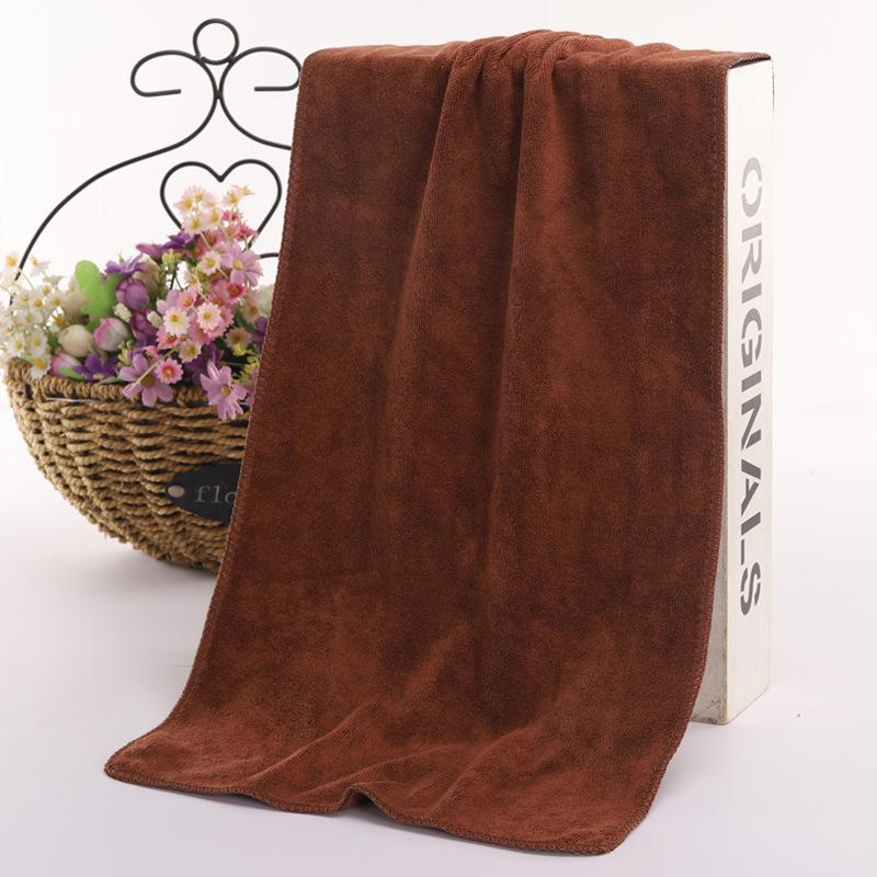 

Полотенце для ванной из микрофибры 420 г — хорошо впитывающее, толстое, многоцелевое для салонов красоты, парикмахерских или автомоек Medium 30x60cm кофейный