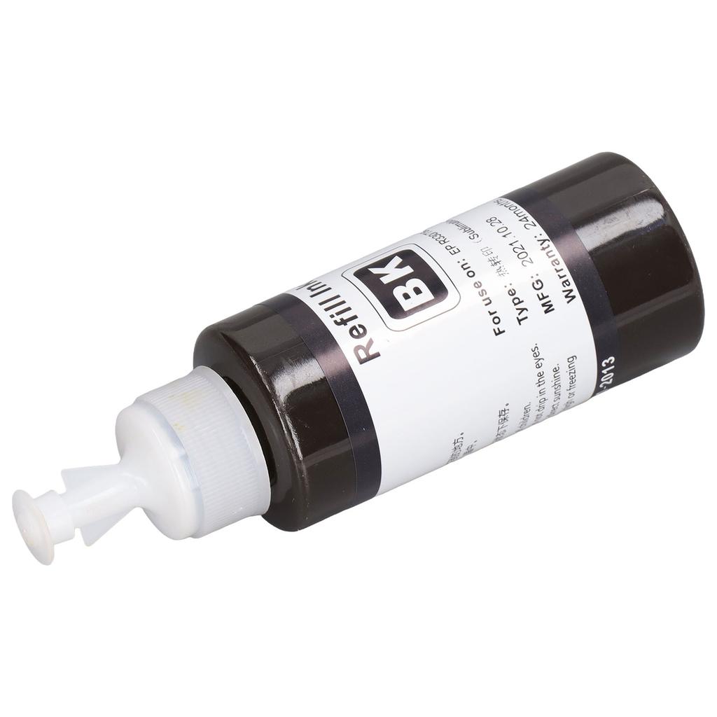 Sublimation Ink Refill Heat Transfer 100ML Digital Printing Accessory for R330 230 T60 T50 BK