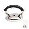Stainless Steel Pan Cover Holding Handle Universal Lib Cover Lifting Handle Heat-Resistant Cooking Pot Pan Lid Knob Replacement