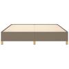Vidaxl Bed Frame Without Mattress, Taupe, 160X200 Cm, Upholstered