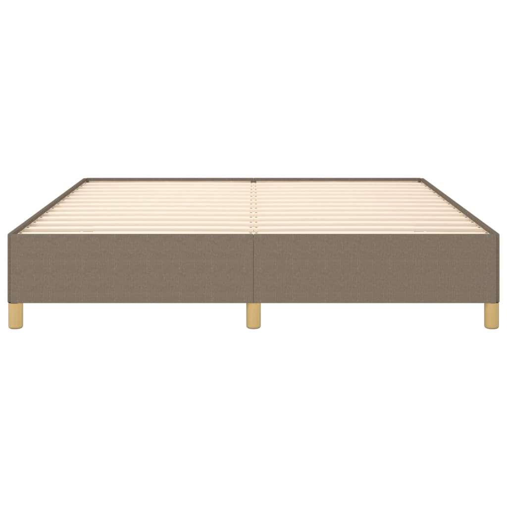 Vidaxl Bed Frame Without Mattress, Taupe, 160X200 Cm, Upholstered