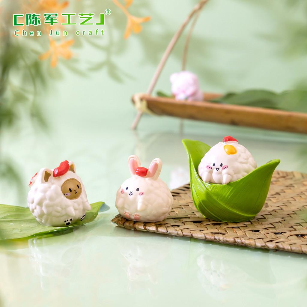 Charming Resin Dumpling Pig Figurines Perfect For Diy Decoration And Gifts