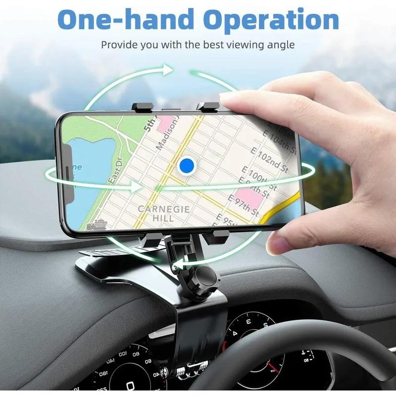 Multifunctional Car Dashboard Phone Holder Enhances Driving Safety