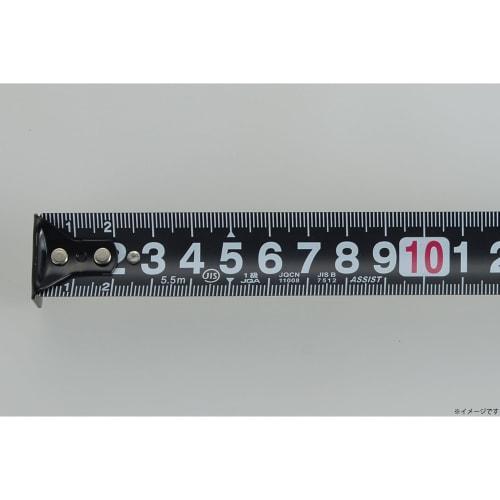 Takagi Black Tape, Convex, White, 25mm x 5.5m, JIS Class 1, Double-Sided Scale, Black Tape, White Scale, Easy-to-Read, Double-Lock, White Body, Compac