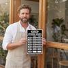 Waterproof Business Hours Sticker Sunproof Business Hours Window Decal  Barbershop Decoration