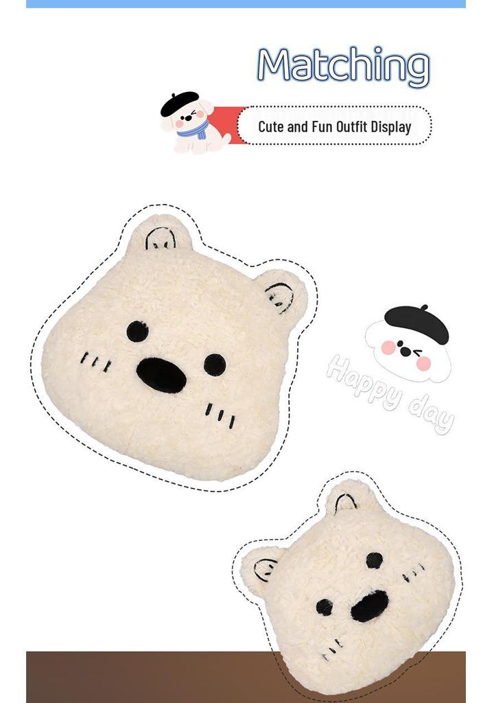 Cherry Cartoon Dog Car Seat Cushion for Ford EcoSport, RuiSi, Focus - Year-Round Use