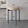Modern Minimalist Dining Stool Nordic Luxury Design Restaurant Stool Stackable Portable Restaurant Furniture