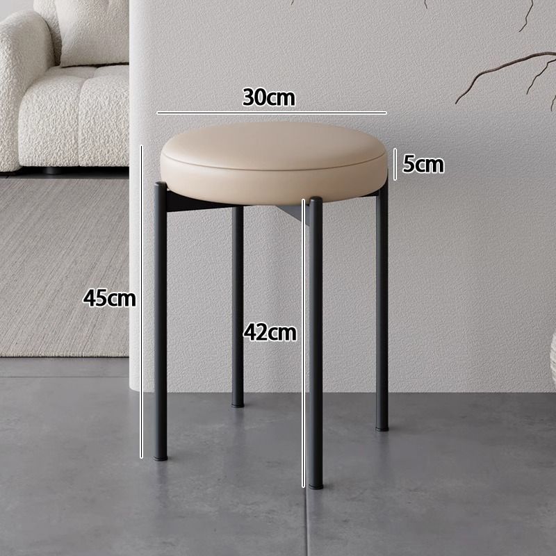 Modern Minimalist Dining Stool Nordic Luxury Design Restaurant Stool Stackable Portable Restaurant Furniture